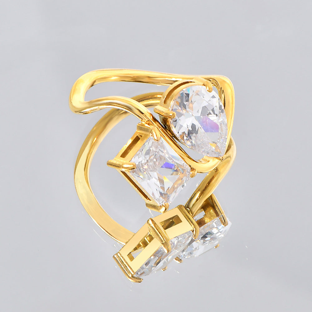 Daphney Double Stone Ring