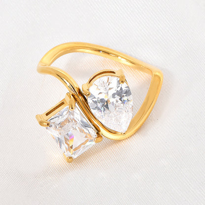 Daphney Double Stone Ring